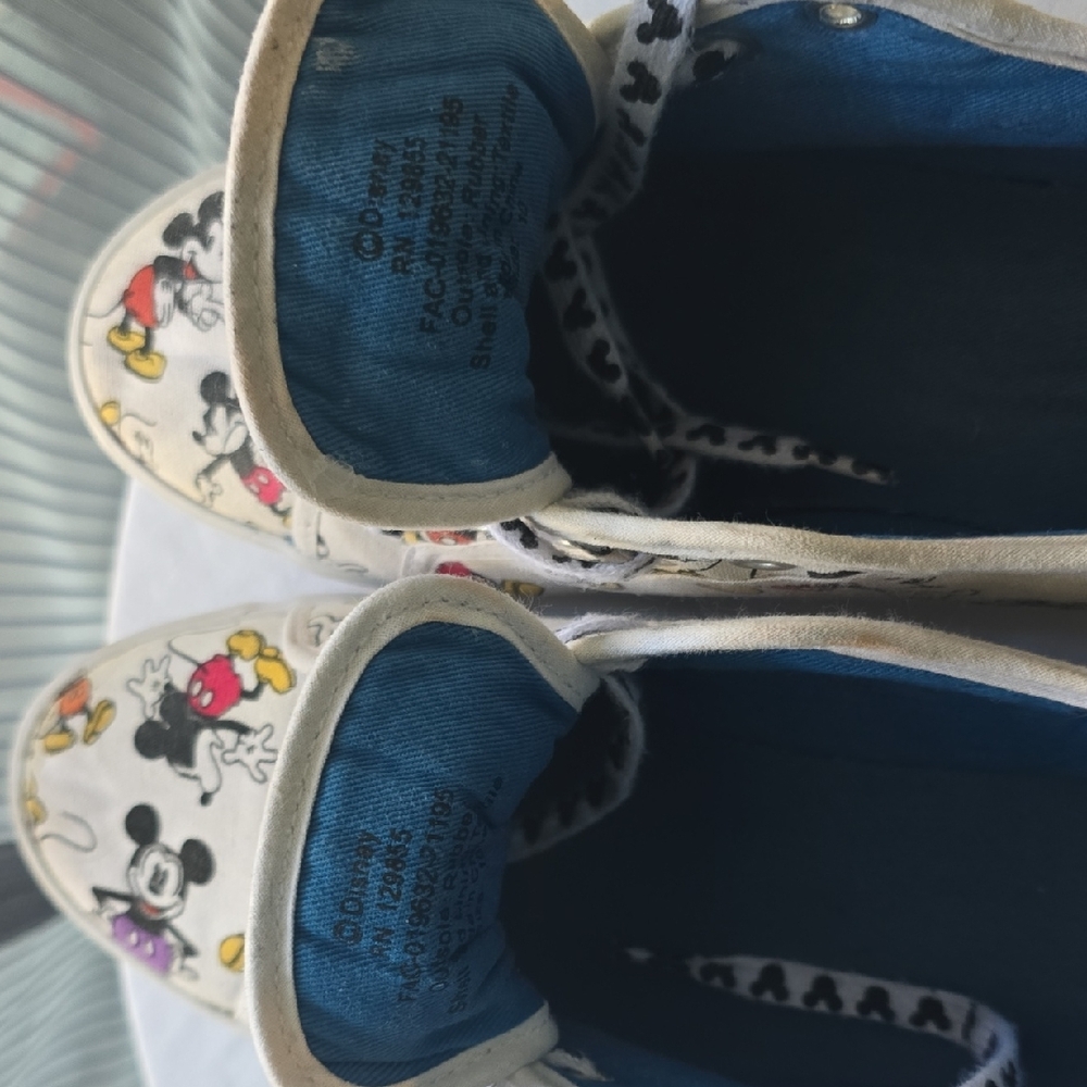 Disney Mickey Mouse Blue and White Sneakers - Picture 3 of 7